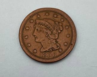 1856 US Large Cent