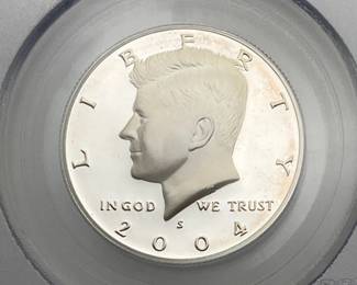 2004-S Silver Proof Kennedy Half Dollar