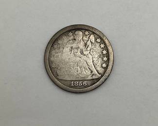 1856 Seated Liberty Dime