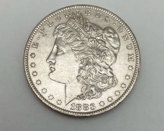 1883-O US Morgan Silver Dollar