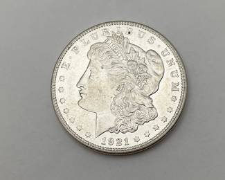 1921-D US Morgan Silver Dollar