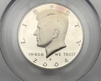 2004-S Silver Proof Kennedy Half Dollar