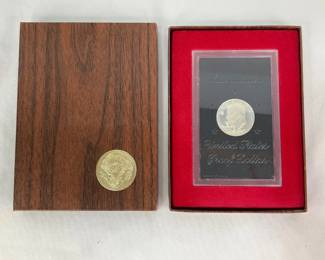 1972 Eisenhower Proof Silver Dollar