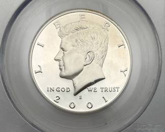 2001-S SIlver Proof Kennedy Half Dollar