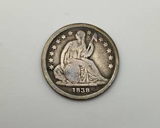 1838 Seated Liberty Dime