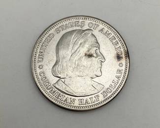 1893 Columbian Exposition Silver Commemorative Half Dollar