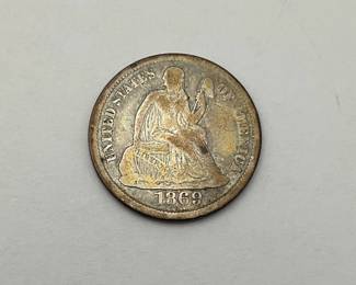 1869-S Seated Liberty Dime