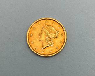1852 US Gold Dollar