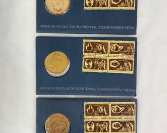Three 1972 US Mint Bicentennial Coins