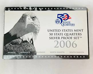 2006 US Mint Silver State Quarters Proof Set