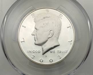 2003-S Silver Proof Kennedy Half Dollar