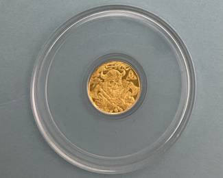 1/200th oz Gold Round