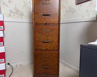 Wagemaker File Cabinet Tiger Oak Grand Rapids