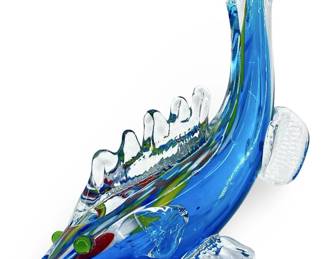 Murano Art Glass Fish Sculpture