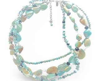 Native American Chunky Turquoise Necklace