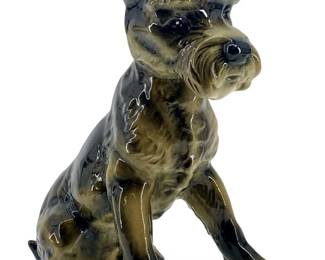 West German Goebel Porcelain Terrier Sculpture