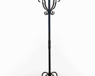 Gothic Revival Style Wrought Iron Floor Lamp