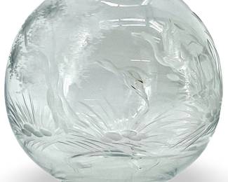 1956 Knightsbridge Etched Crystal Bowl