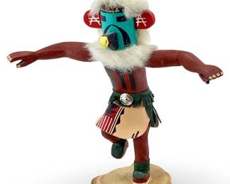 Signed A. Shorty Native American SunFace Kachina