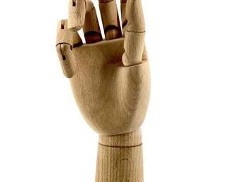 Hand Carved Wooden Hand Mannequin
