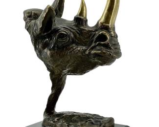 Bronze Salvador Dali Rhinoceros