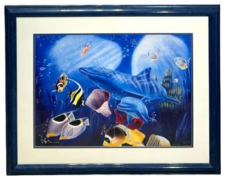 Signed David Zion “Serenity" Lithograph