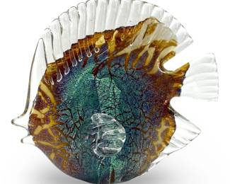 Murano Art Glass Fish Sculpture