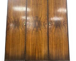 1930’s British Art Deco Burr Walnut Wardrobe