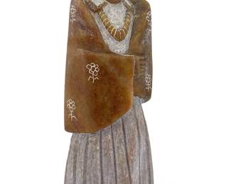 Native American Ta'hnilwab' Carved Stone Figure