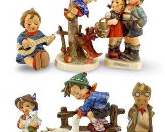 6pc M.J. Hummel Porcelain Figures