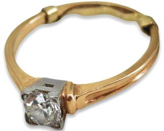 14Kt Yellow Gold 1/2ct Diamond Ring