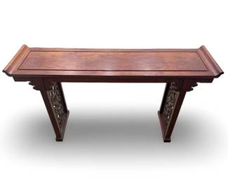 Hand Carved Chinese Rosewood Altar Table
