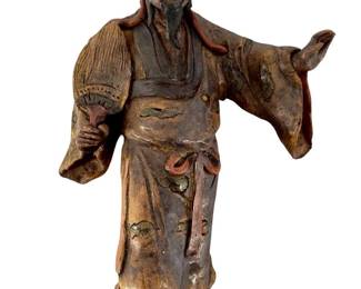 Antique Figural Chinese Roof Tile Adornment