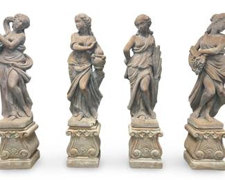 Set of 4 A. Silverstri Classical Style 4 Seasons