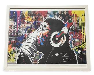 The Planet of the Apes Graffiti Art Serigraph