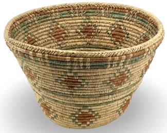 Vintage Hand Woven Basket