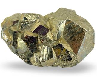 Cubic Pyrite Crystal Cluster