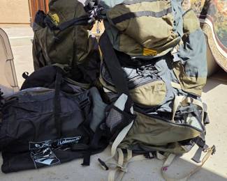 Camping backpacks