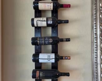 Reclaimed wood wine rack