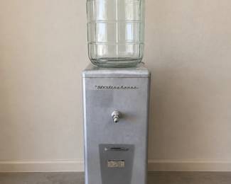 1950's working water cooler w/ cup holder