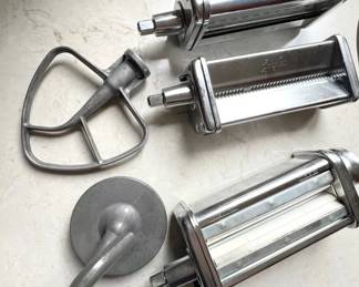 KitchenAid Attachments including Pasta Roller