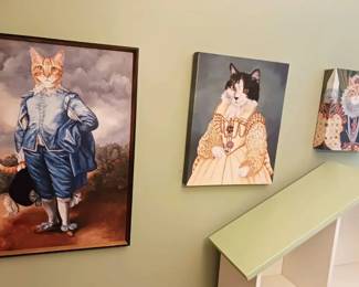 (4) Cat Decor featuring Carol Lew & Delsie Walters