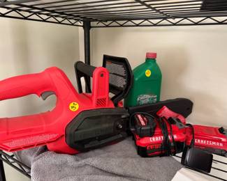Craftsman Chainsaw, Accessories & Lubricant