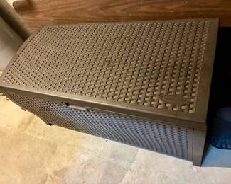 Outdoor Storage Chest with Contents (50"Wx24"Dx24"H)