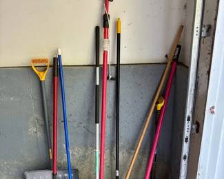 Brooms, Shovels and Rakes Lot
