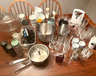 Large Kitchen Collection including Yeti & T-Fal