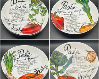 (4) Rosanna Pasta Italiana Recipe Bowls