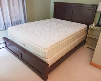 Dark Espresso Diego Pine Bed Frame