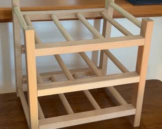 Small Wooden Wine Rack