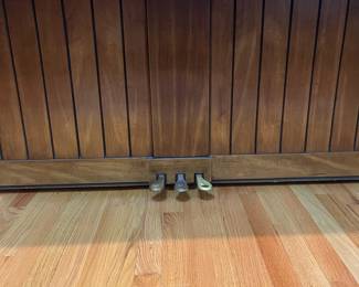 H46 - $100. Baldwin Upright Piano. Serial #1196036. Made In The USA. Measures 59” W x 29” D x 40” Tall. YOU MUST HIRE MOVERS. Located on the first floor - about 20' into the house.